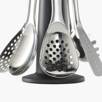 Elevate™ Steel Utensils Carousel Set