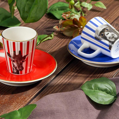 Wild Life 8 Piece Espresso Set