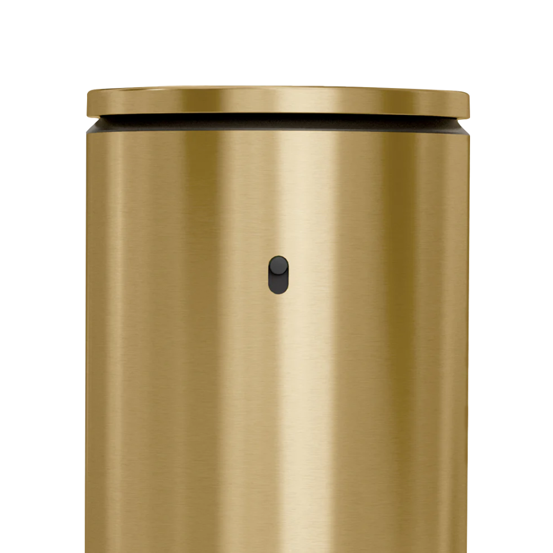 Dual Sensor Pump 14 oz. with Caddy, High- Grade Brass Stainless Steel