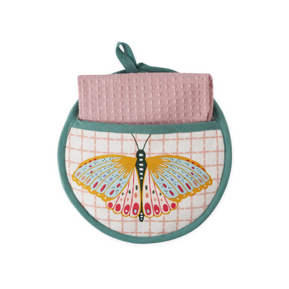 Bali Butterfly Potholder Gift Set