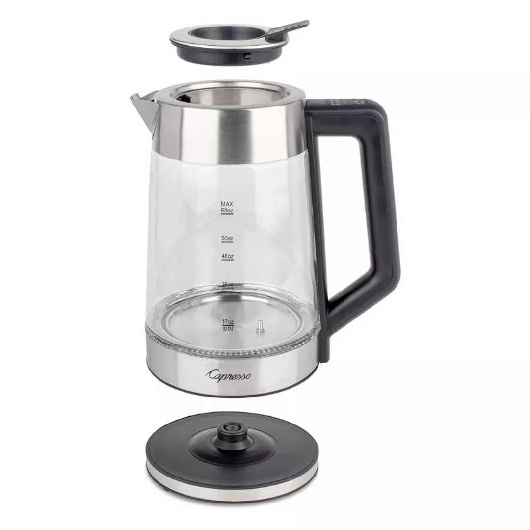 H2O Glass Select Electric Water Kettle