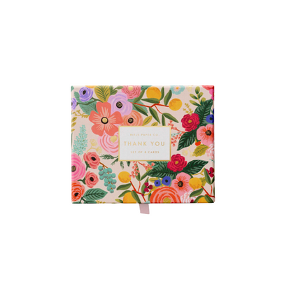 Garden Party Thank You Keepsake Card Box