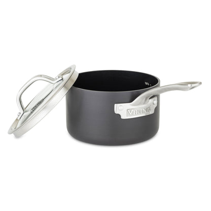 Hard Anodized Nonstick 2-Quart Sauce Pan with Glass Lid