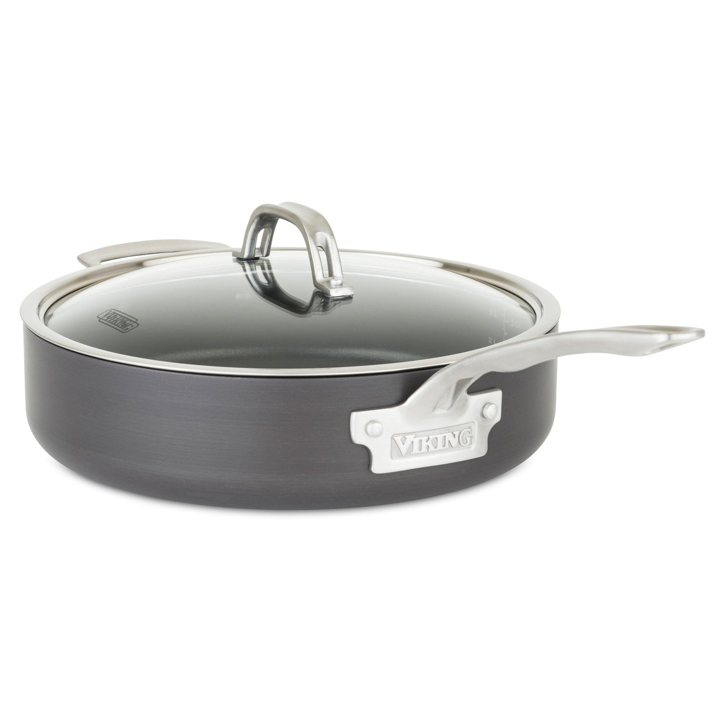 Hard Anodized Nonstick 10-Piece Cookware Set with Glass Lids