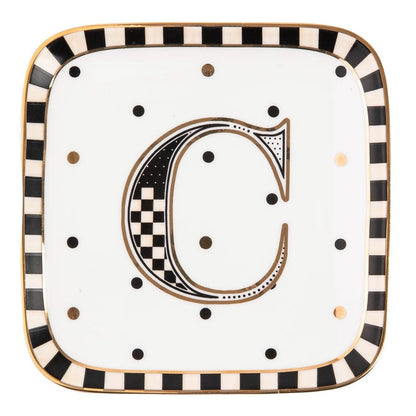 Monogram Dish - C