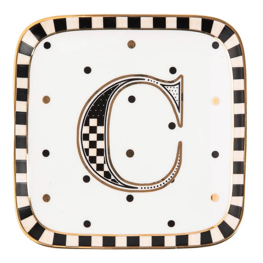 Monogram Dish - C