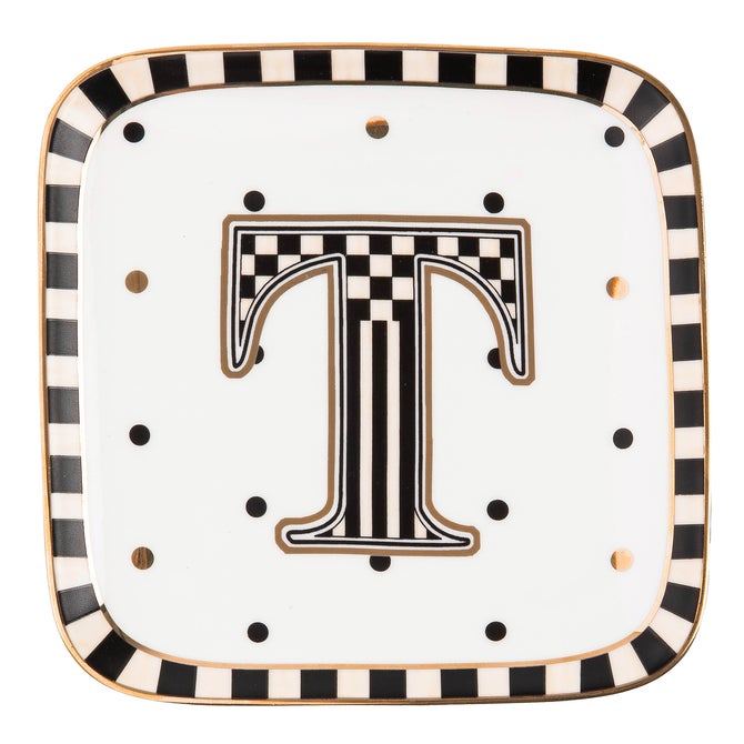 Monogram Dish - T