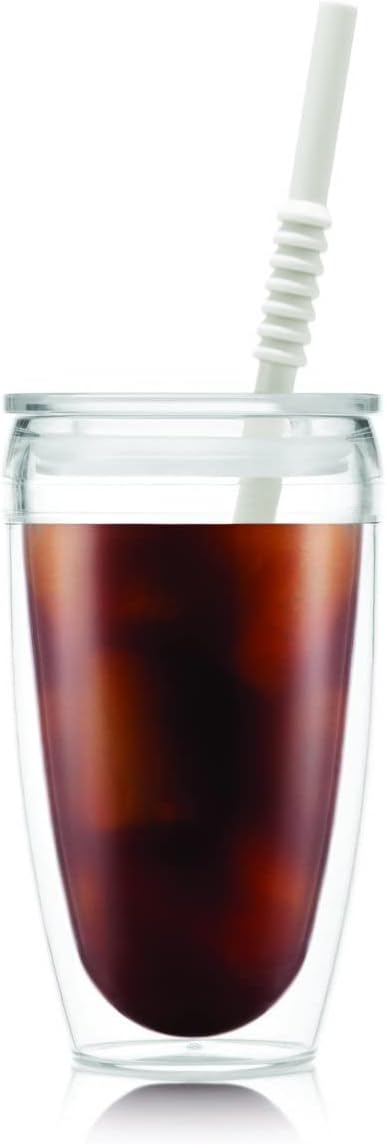 Pavina To Go-Double Wall With Plastic Straw 13.5 oz.