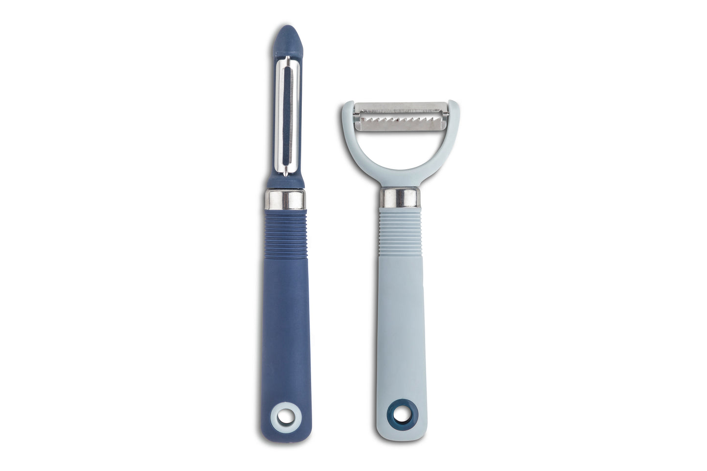 2Pc Comfort Grip Straight Peeler And Julienne Tool Set