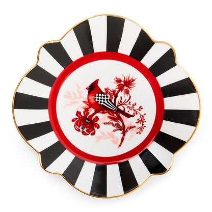 Cardinal Toile Bread & Butter Plate