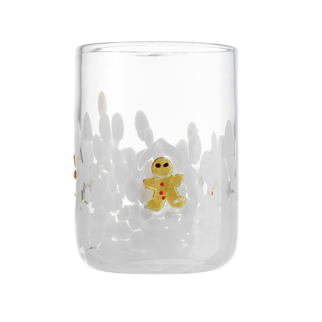 Set of 4 Handmade Holiday Glasses