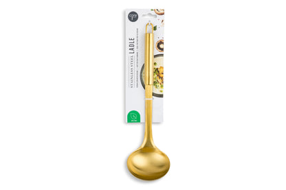 Premium Stainless Steel Ladle Gold