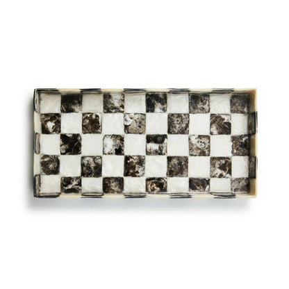 Courtly Check Capiz Vanity Tray