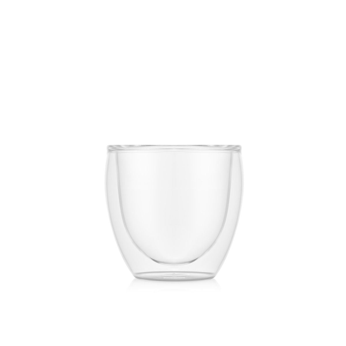 Set of 2 Double Wall Glass, 2.5 oz
