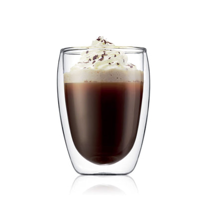 Double Wall Glasses, Medium 12 Oz, Set of 2