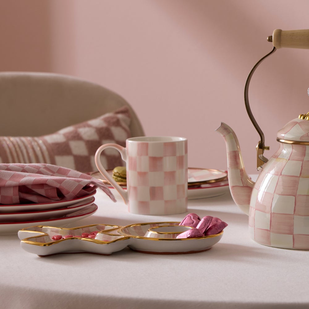 Rosy Check Porcelain Mug