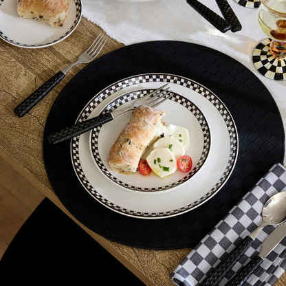 Courtly Check Everyday Dinner Plates, Set of 4