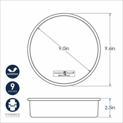 Naturals® Nonstick 9" Round Layer Cake Pan