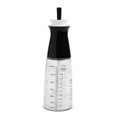 10.8oz Cruet W/ Swiler & Recipe Guide Onyx