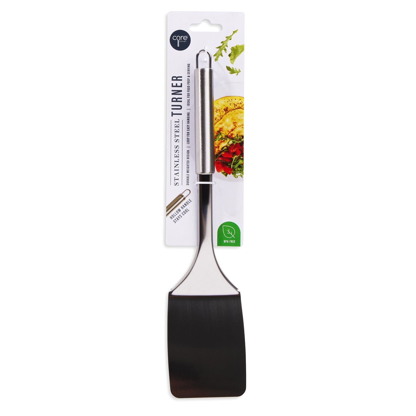 Premium Stainless Steel Turner Silver