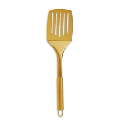 Premium Stainless Steel Slotted Turner Gold