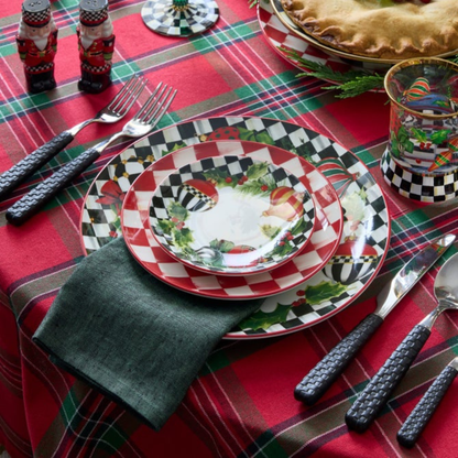 Deck the Halls Dinner Plates, Set of 4