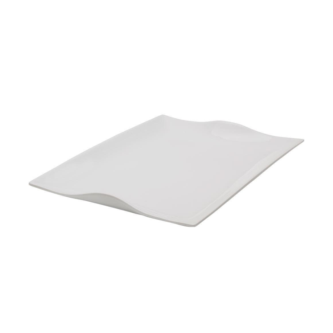 Everyday White® Rectangular Handled Serving Platter, 18.25 IN