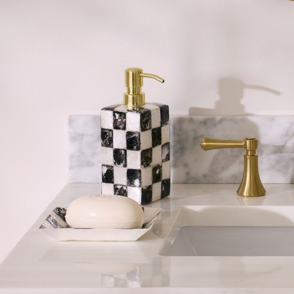 Courtly Check Capiz Soap Pump