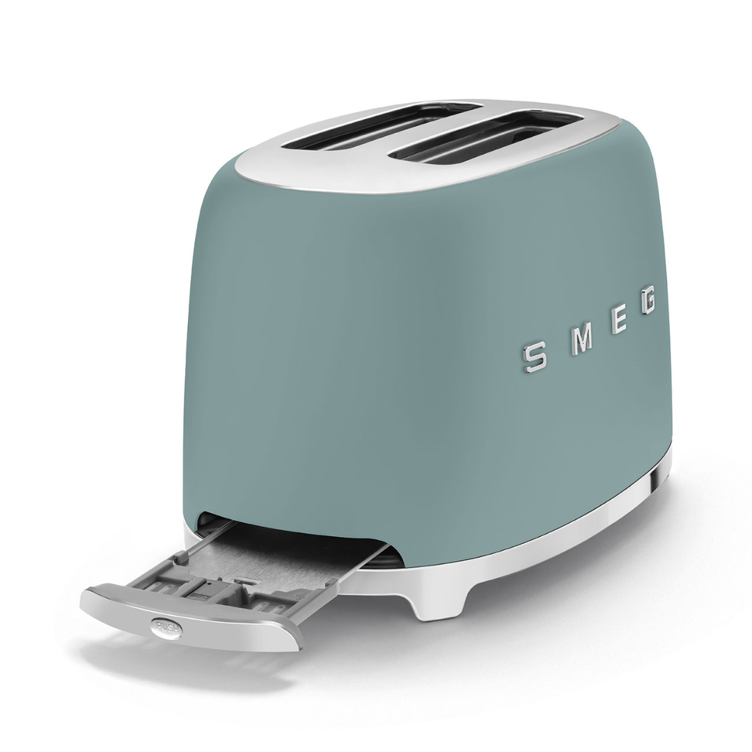 50's Retro Style Aesthetic 2 Slice Toaster Jade