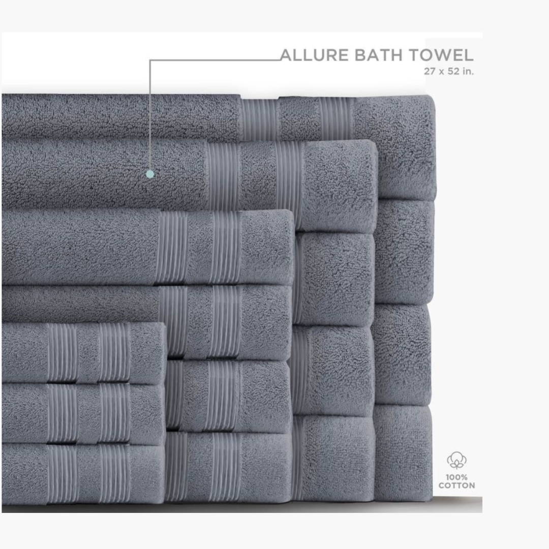 Allure Bath Tower Marble Grey 27'' x 52''