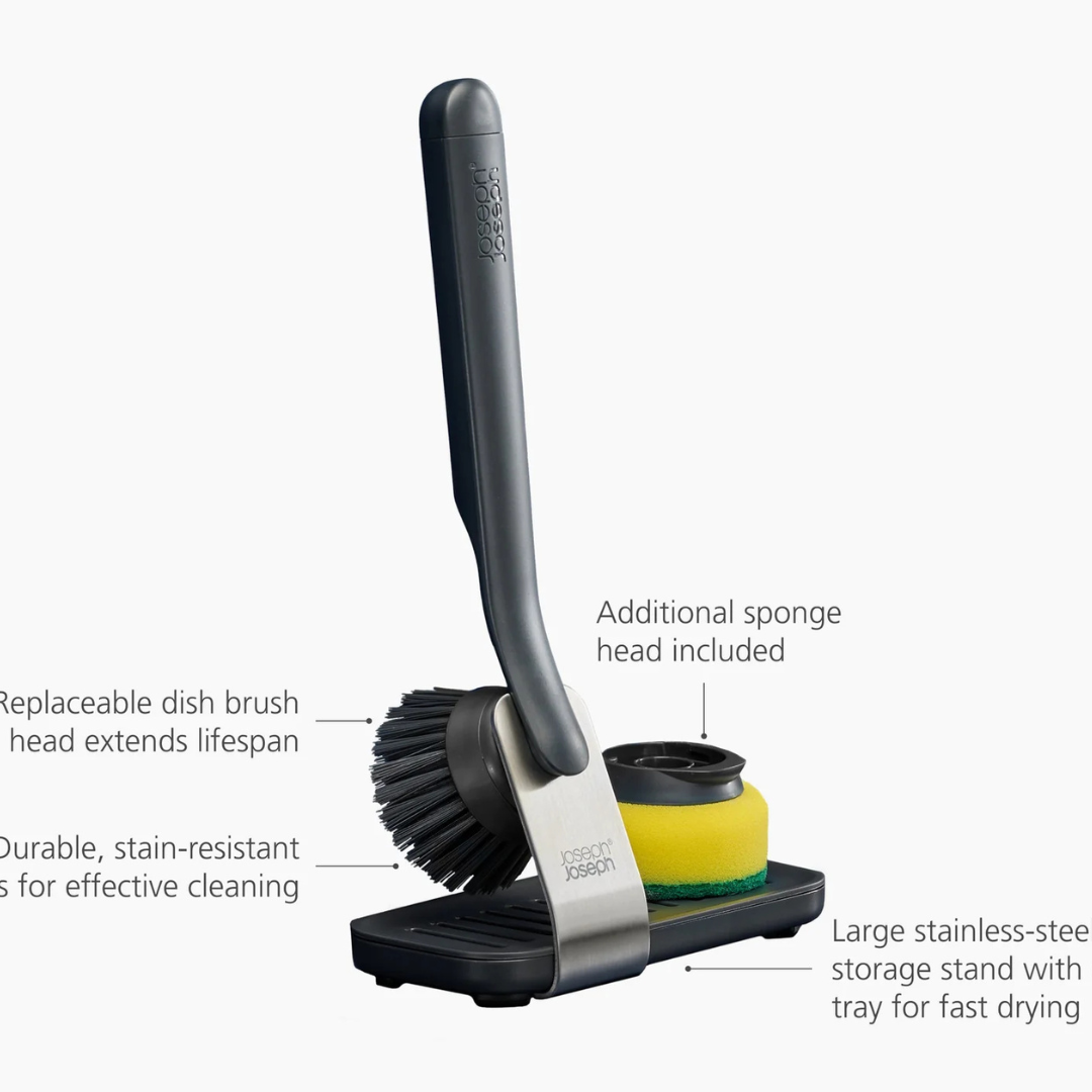 SinkTech™ Brush W/ Large Store Stand