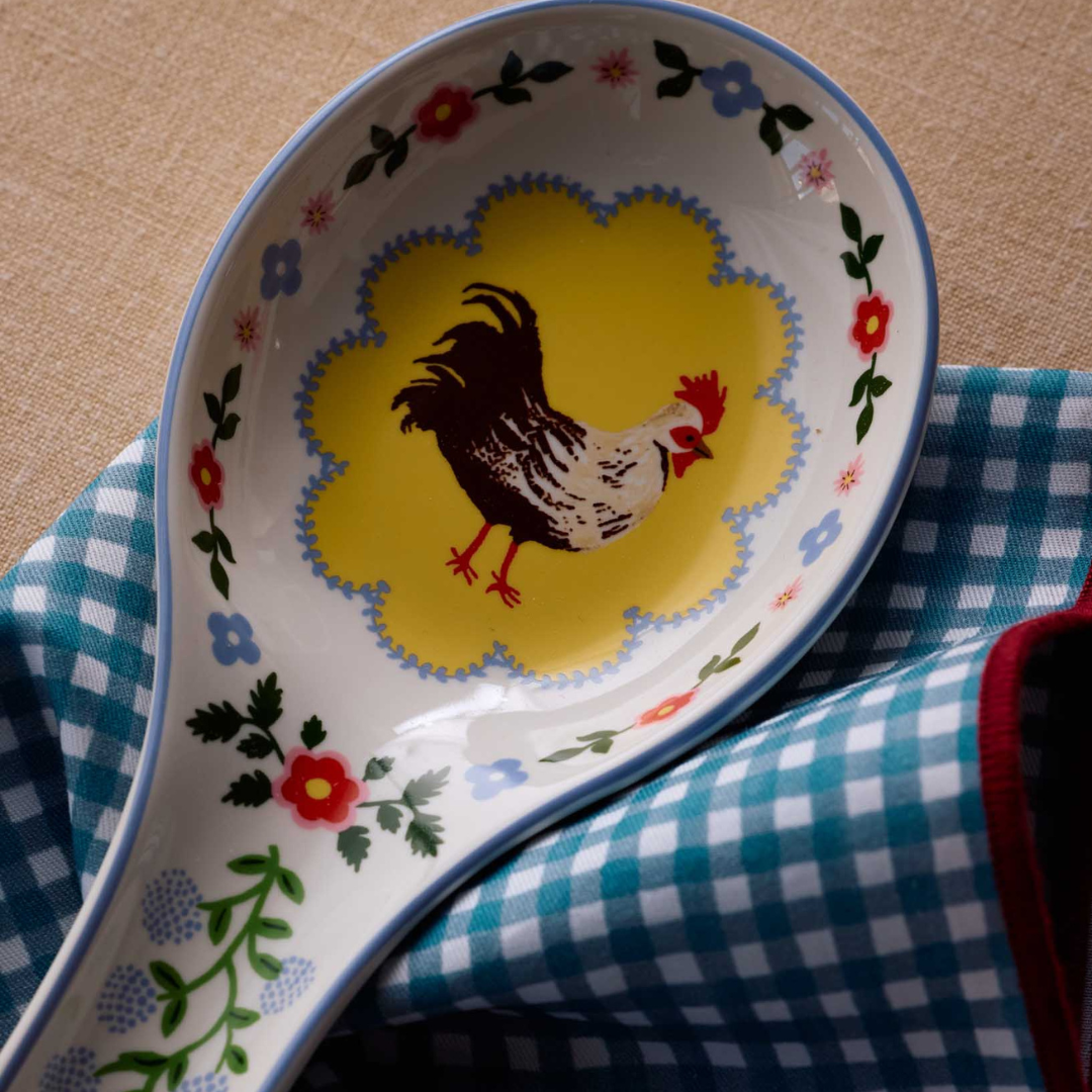 Home Sweet Home Porcelain Spoon Rest