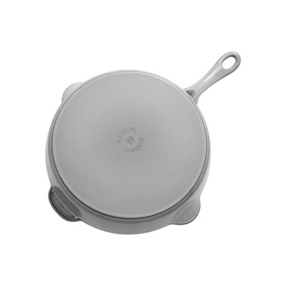 Staub Cast Iron 11-inch, Traditional Deep Skillet, Graphite Grey