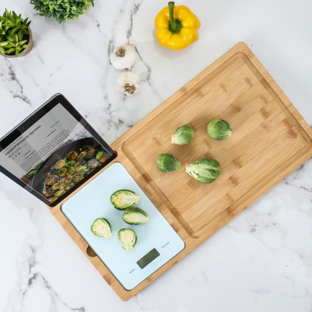 Bamboo Scale Board / Bamboo W/ White Scale