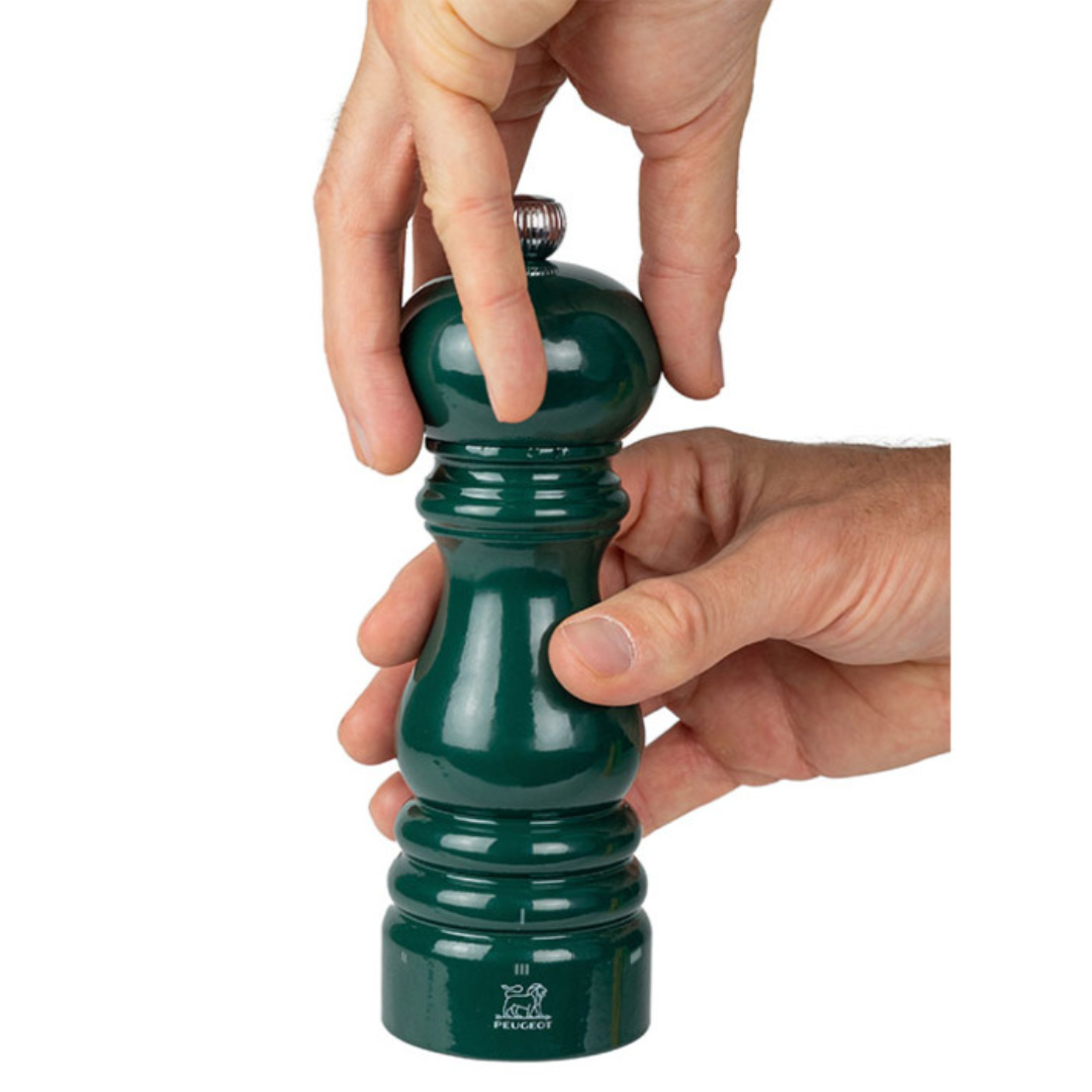 Paris u'Select Pepper Mill Wood - Forest Green Gloss