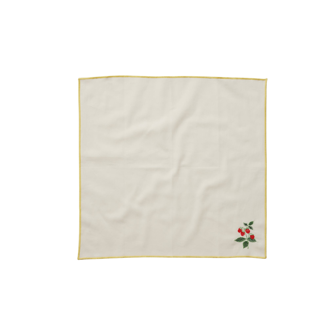 Garden Study Embroidered Cotton Napkins, Assorted