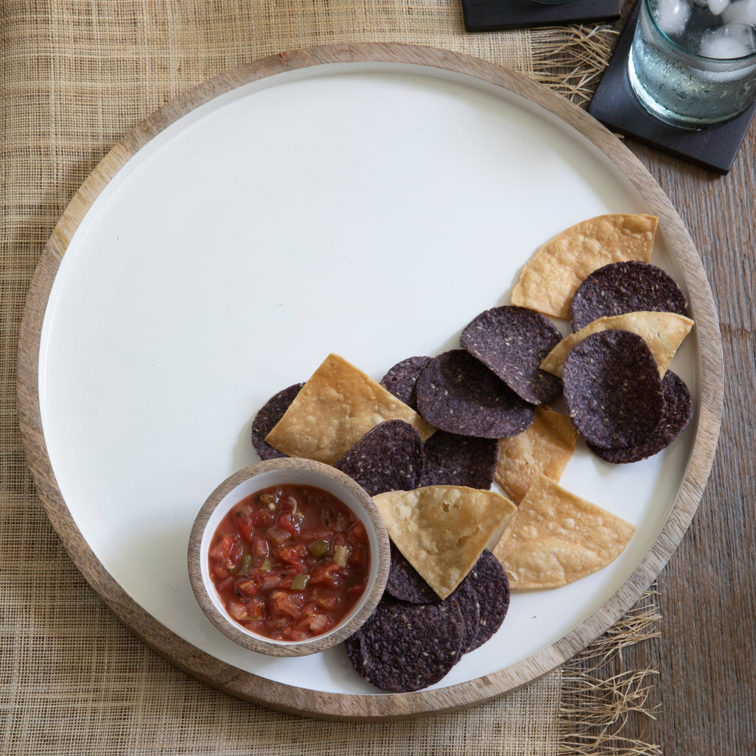 Madras Classic Round Platter