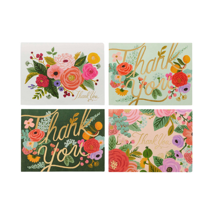 Garden Party Thank You Keepsake Card Box