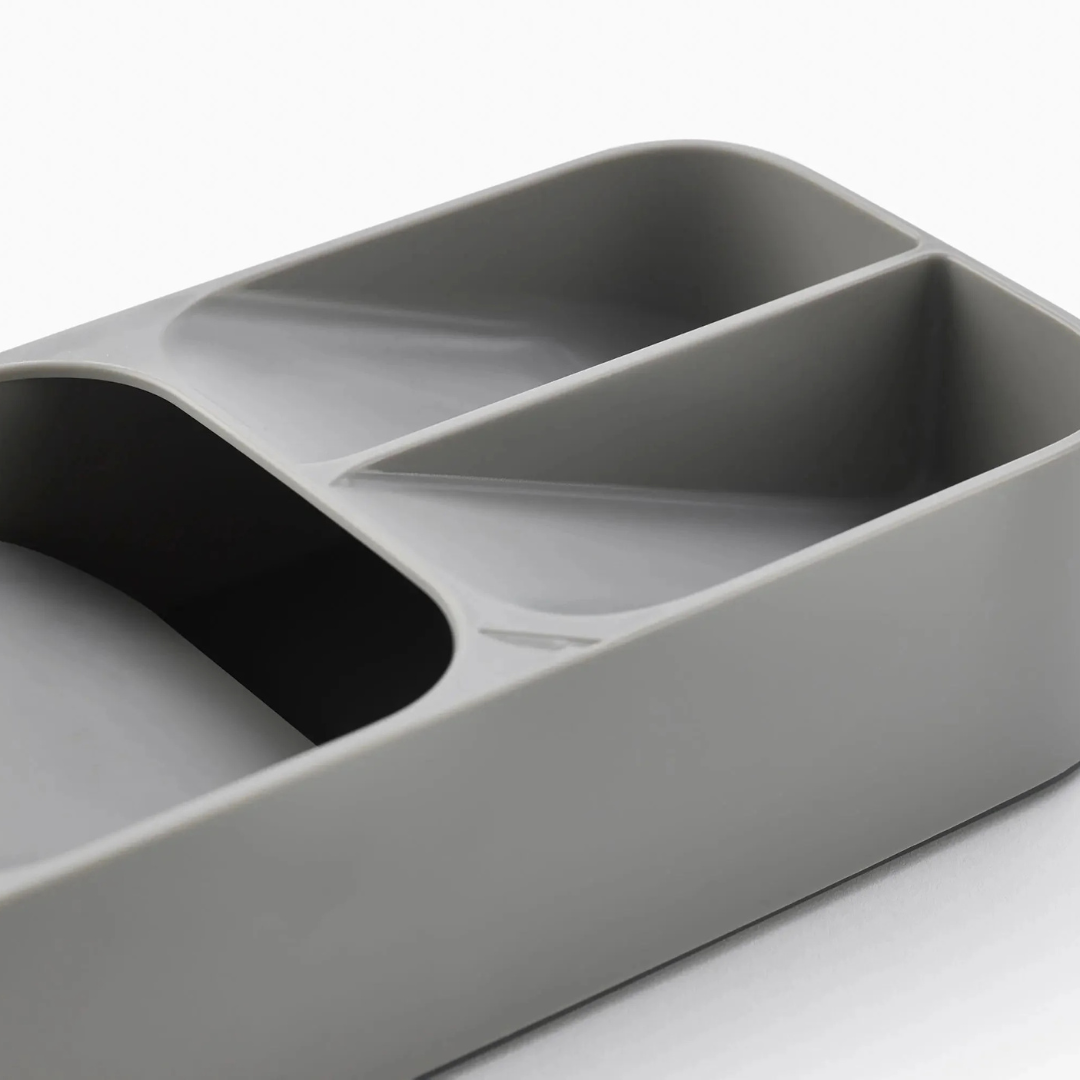 DrawerStore™ Grey Compact Cutlery Organiser