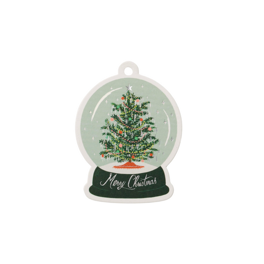 Snow Globe Holiday Gift Tags