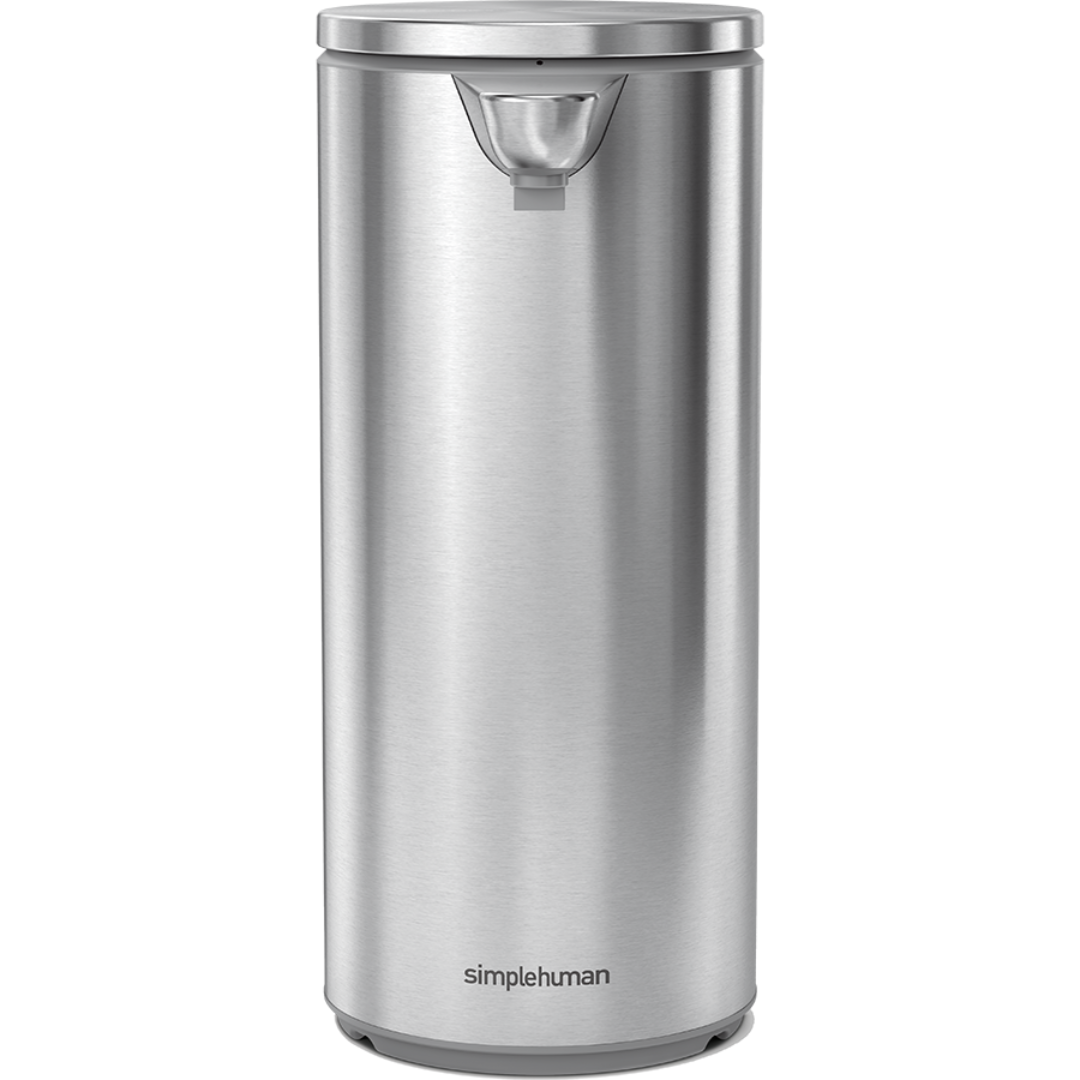 Dual Sensor Pump 14 oz.with Caddy, High- Grade Brushed Stainless Steel