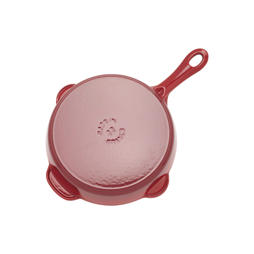 Staub Cast Iron 8.5-inch, Traditional Deep Skillet, Cherry