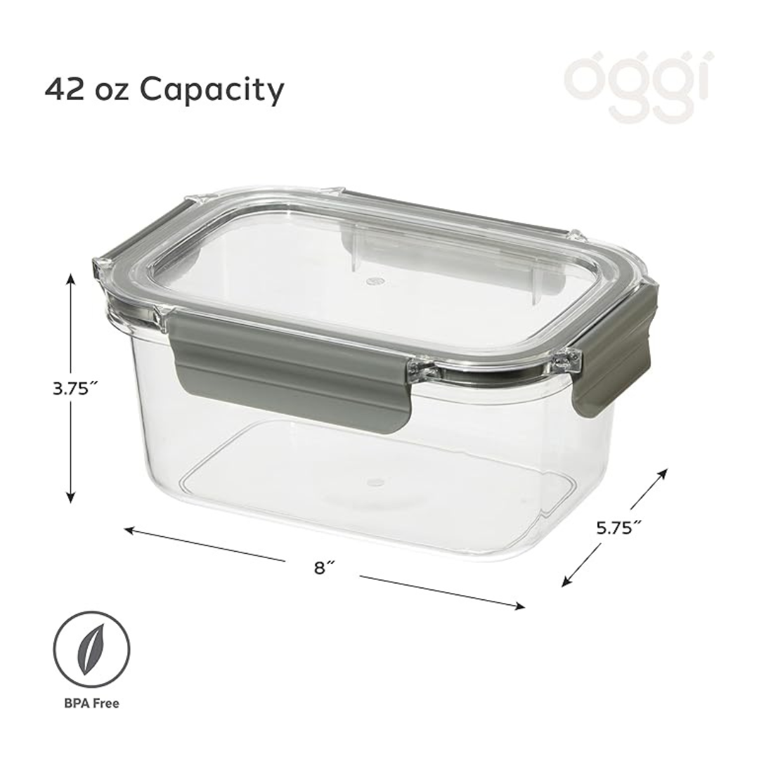 Clarity Container w/ Clamp Lids (42 oz)