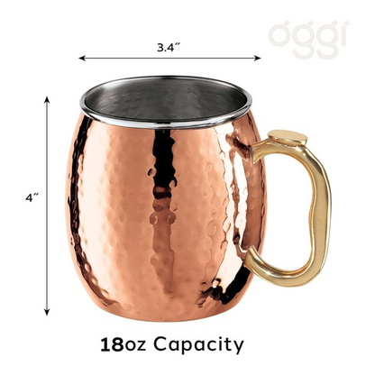 Moscow Mule Copper Plated - Hammered Stainless Steel