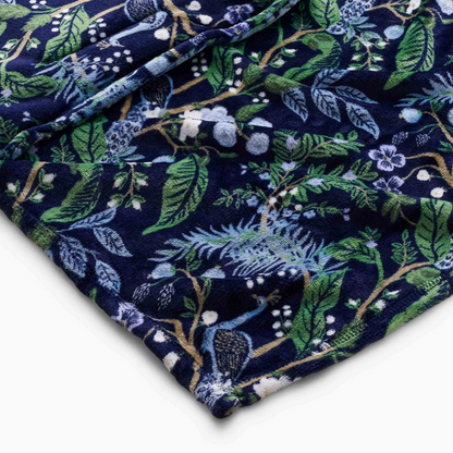 Peacock Travel Fleece Blanket