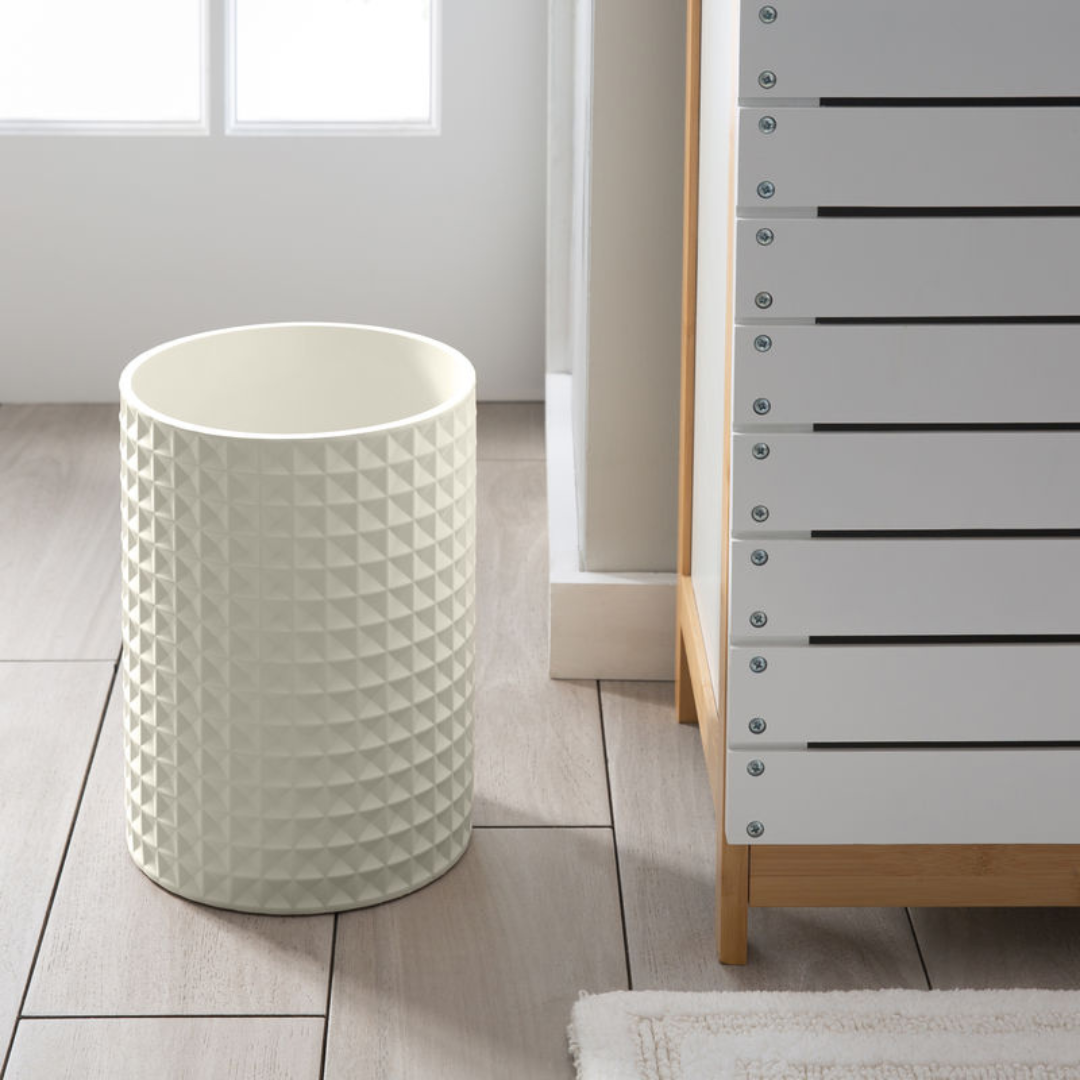 Braemar Wastebin Resin Ivory