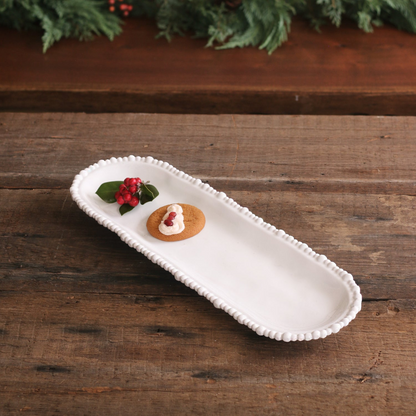 VIDA Alegria Medium Baguette Platter White