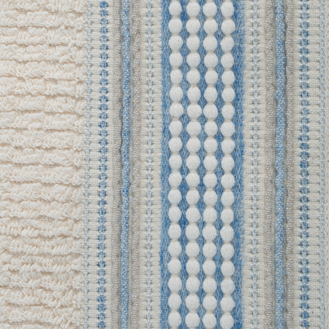 Amadora Wash Cloth- Blue- Natural