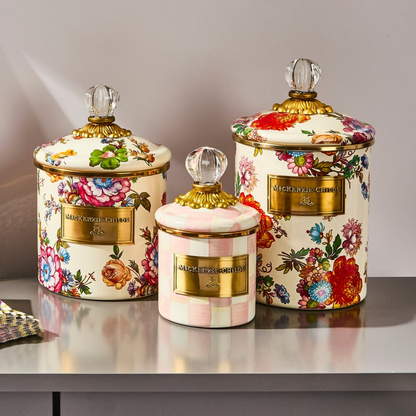 Rosy Check Mini Canister