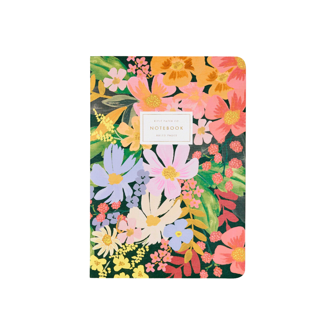 Marguerite Stitched Notebook Set of 3